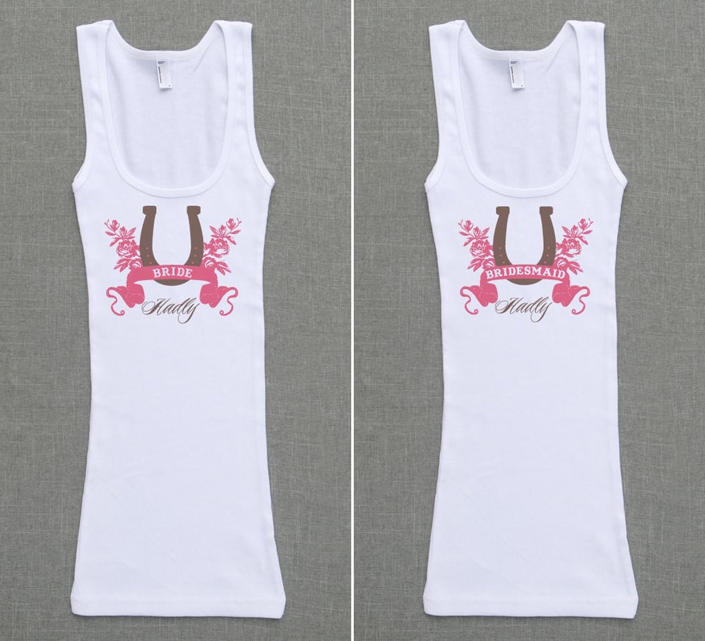 Horseshoe Bridal Party Tank Tops