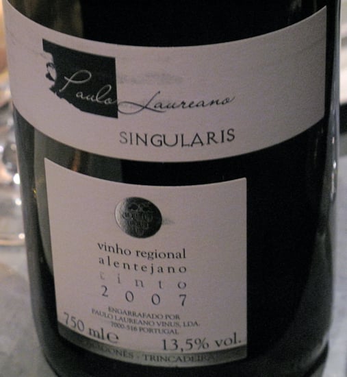 Happy Hour: 2007 Paulo Laureano Singularis
