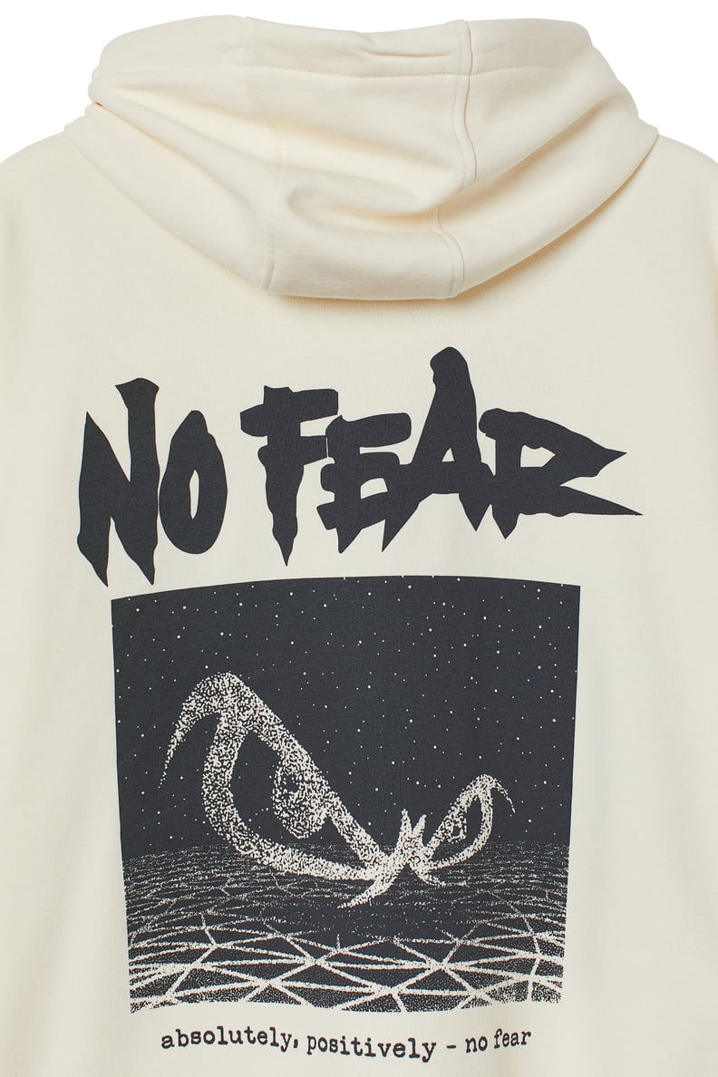 A White Sweatshirt: No Fear x H&M Oversized Hoodie