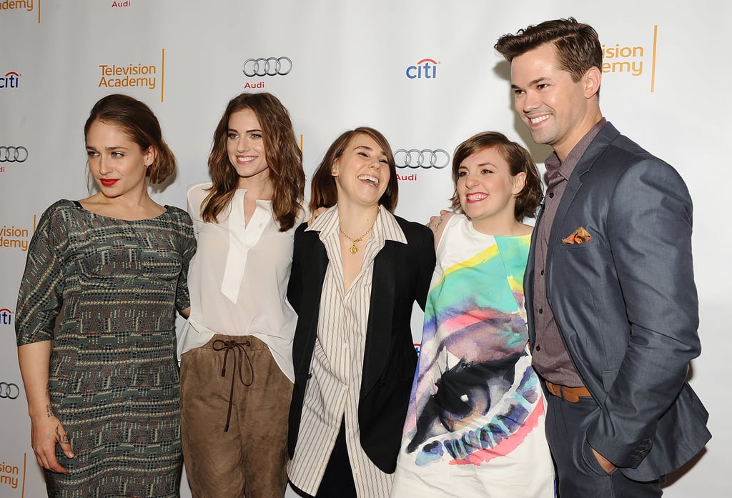 The cast of Girls attended a panel at the Television Academy in LA on Thursday.