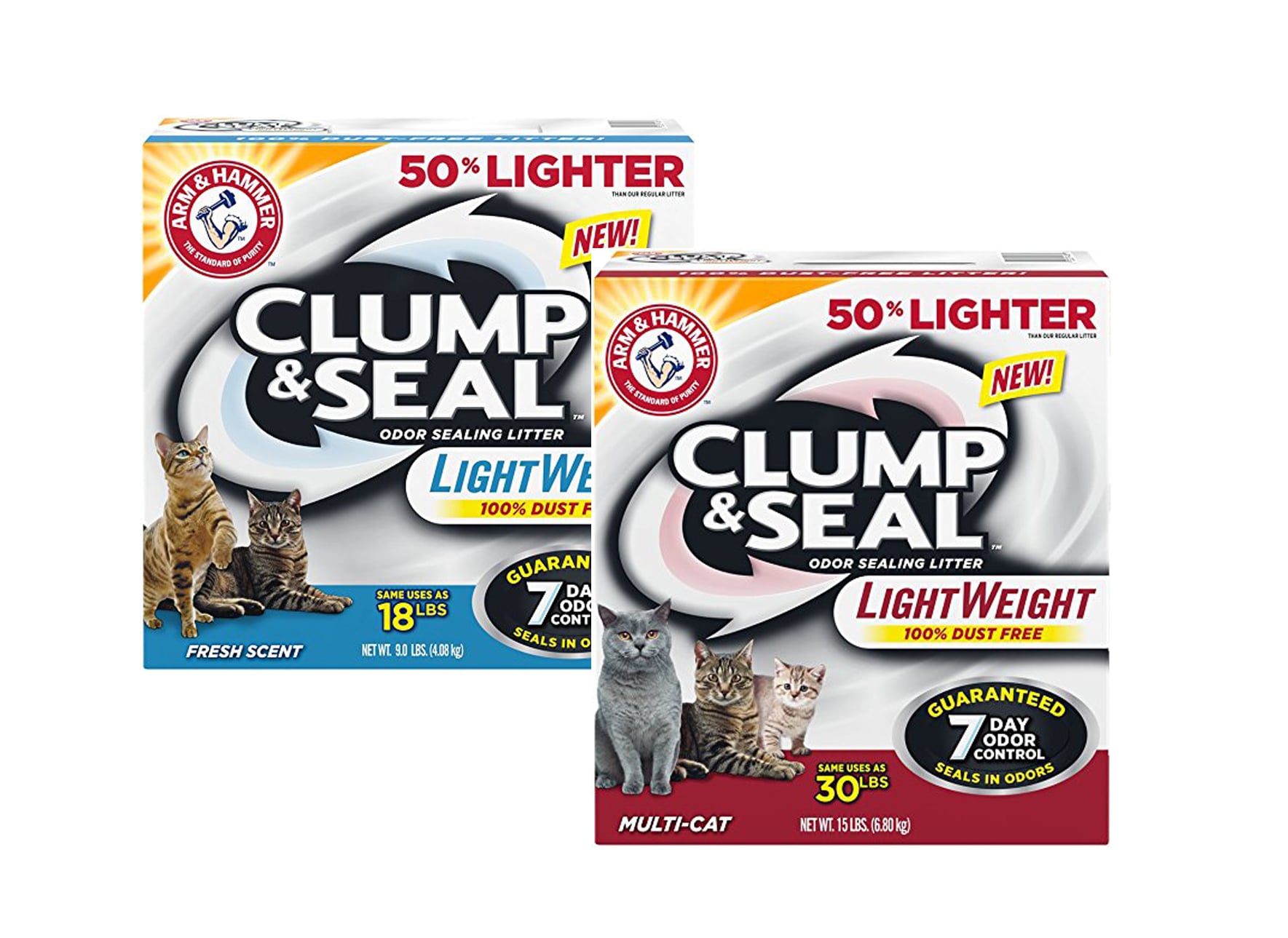 clump and seal lightweight cat litter