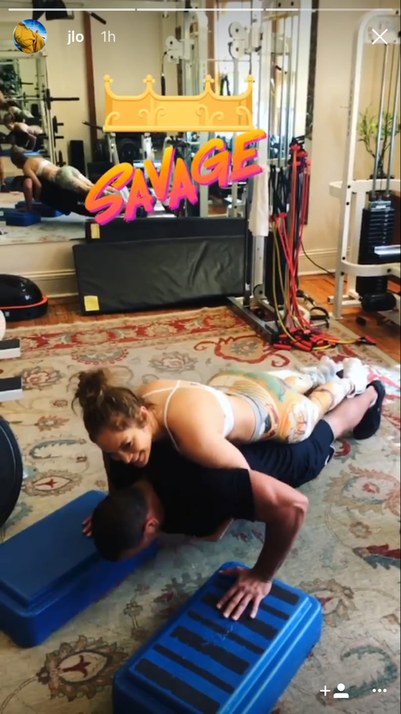 You know what they say: the couple that works out together stays together!