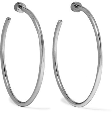 Jennifer Fisher Classic Silver-Plated Hoops