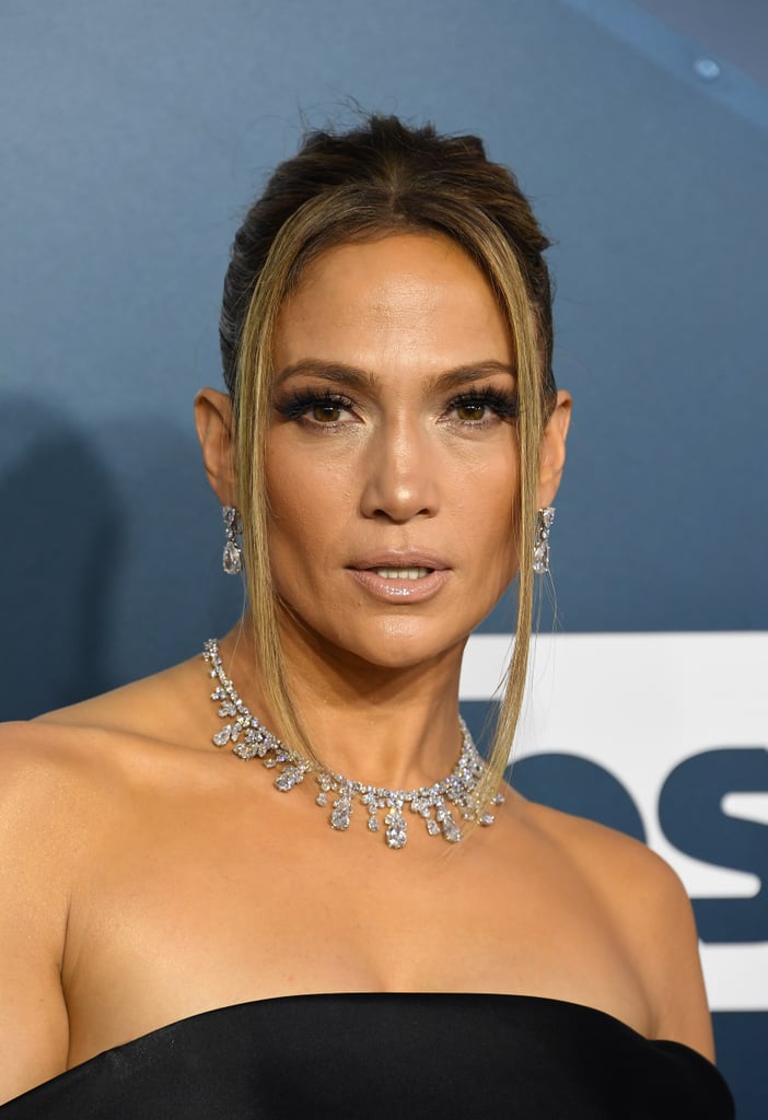 Jennifer Lopez At The 2020 Sag Awards See The Best Hair And Makeup From The 2020 Sag Awards