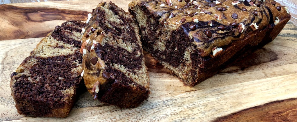 Marbled Protein Chocolate Banana Bread Recipe