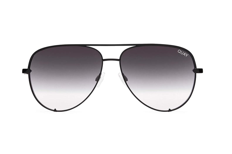 Quay Australia HIGH KEY Classic Oversized Aviator Sunglasses