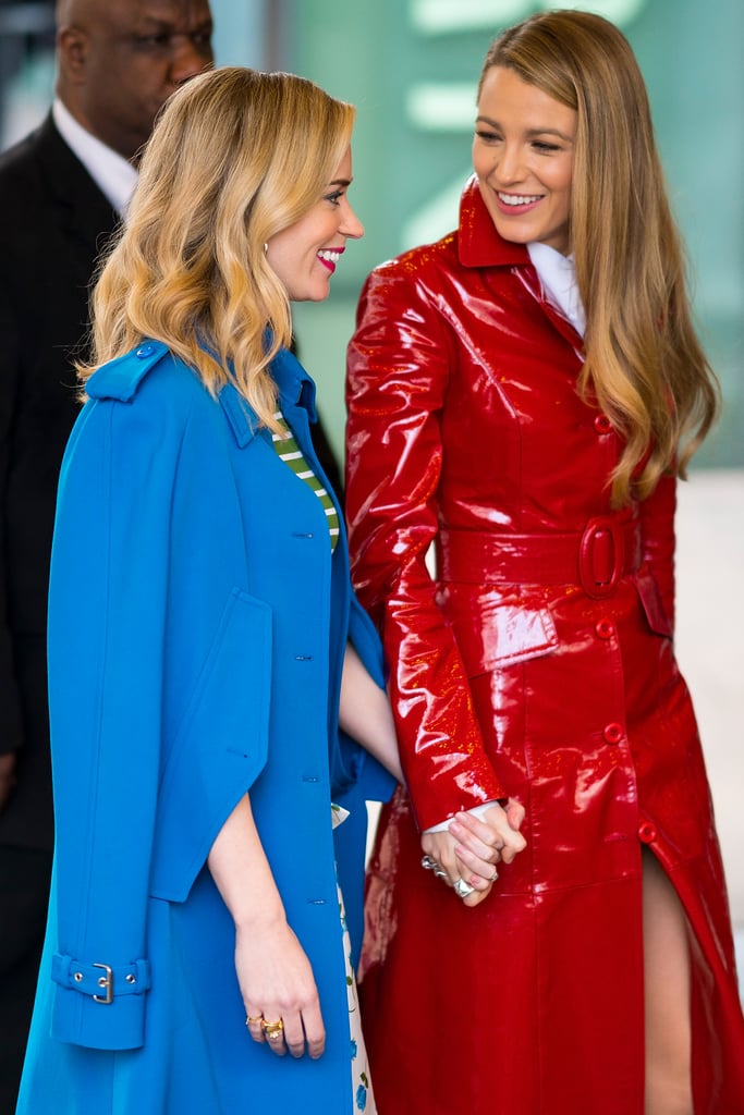 Blake Lively and Emily Blunt at NYFW February 2018