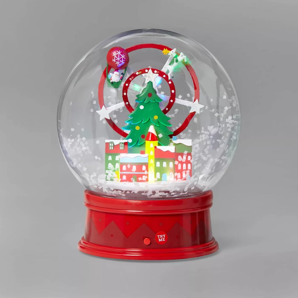 Animated Large Snow Globe Decorative Figurine