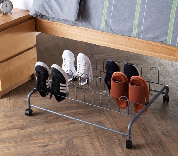 Rebrilliant 12 Pair Shoe Rack