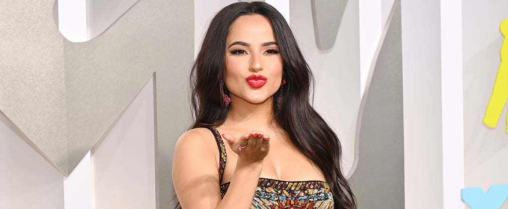 Becky G Wears a Tarot Card Dress With Thigh-High Cutouts at the MTV VMAs