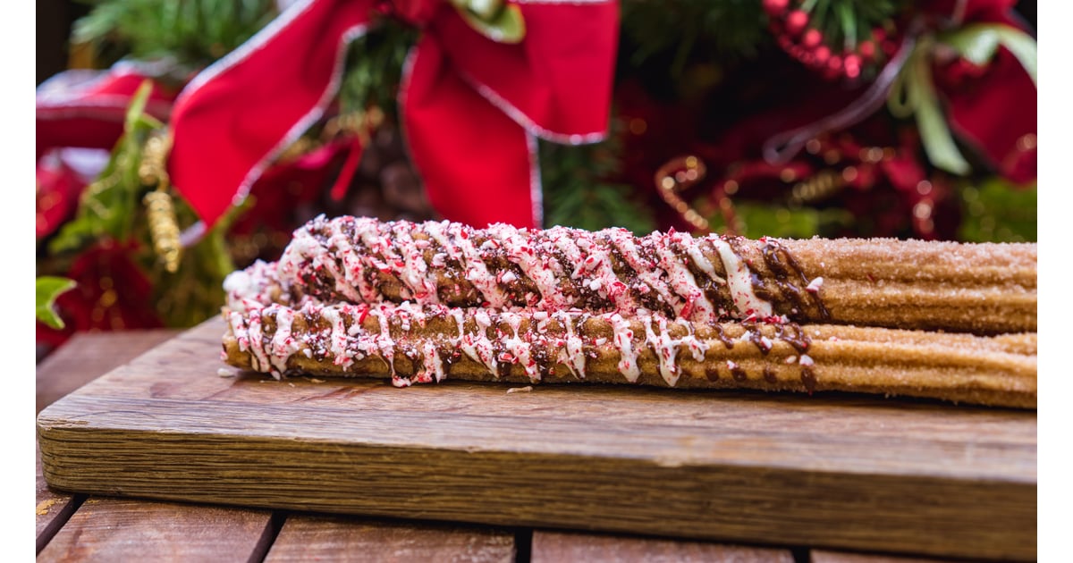 Peppermint Churros With Candy Cane Pieces Disneyland Holiday Churros