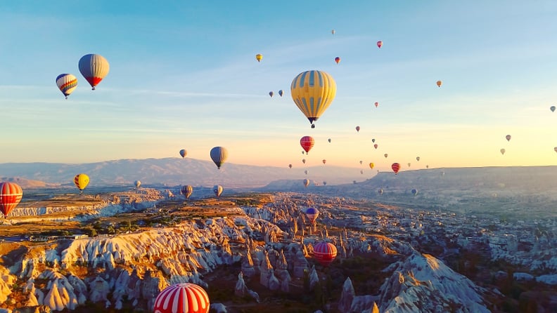 Go on a Hot-Air Balloon Ride in Turkey
