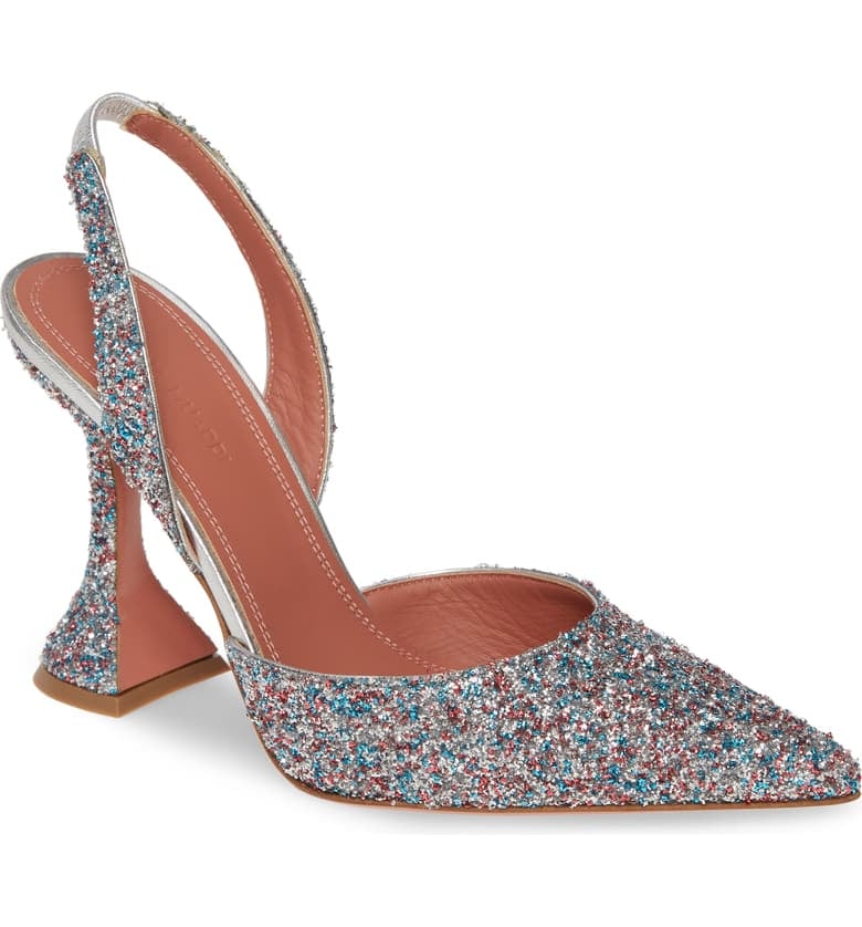 Amina Muaddi Holli Slingback Pump Rihanna Kylie And Dua Lipa S Favorite Shoes Are Finally Back In Stock At Nordstrom Popsugar Fashion Photo 16
