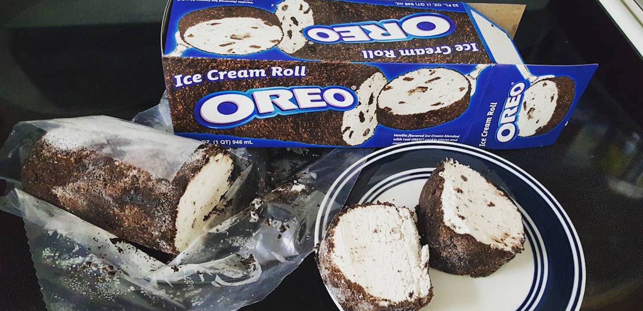 Ice cream 2025 roll oreo