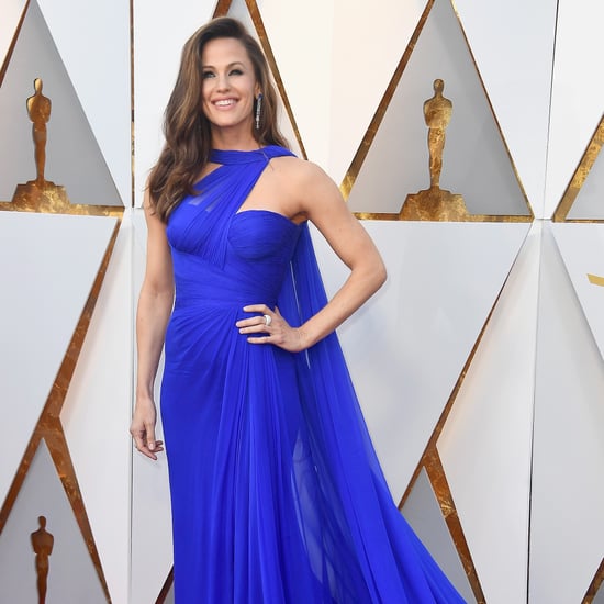 Jennifer Garner Blue Versace Dress Oscars 2018