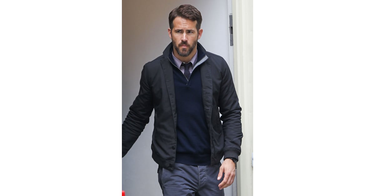 Ryan Reynolds Looked Serious Yet Still Adorable While Filming Celebrity Pictures Weekend Of 