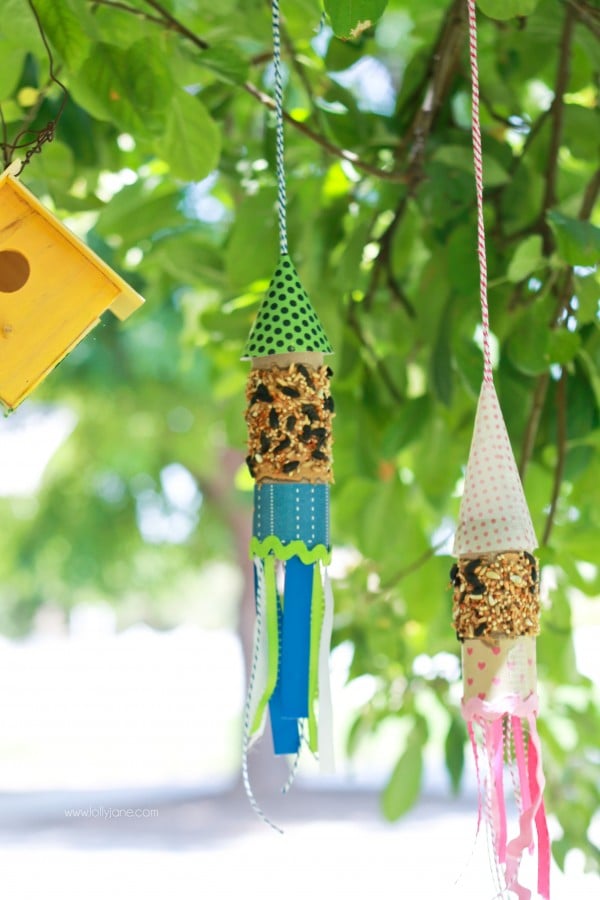 Rocket Bird Feeder