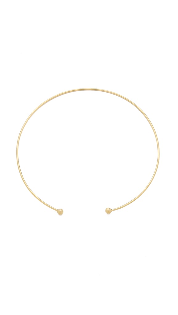 Chokers are making a comeback, but in a more barely there way. A dainty gold necklace adds a hint of shine and elevates any outfit you put on. This Vanessa Mooney choker ($62) works for day and night. I’m currently wearing it to death.
— Julie Chiem, shopping content coordinator