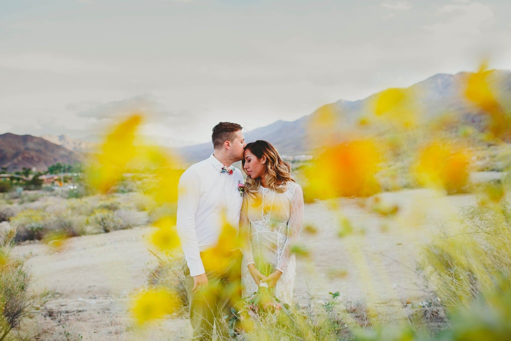 Trendy Palm Springs Wedding