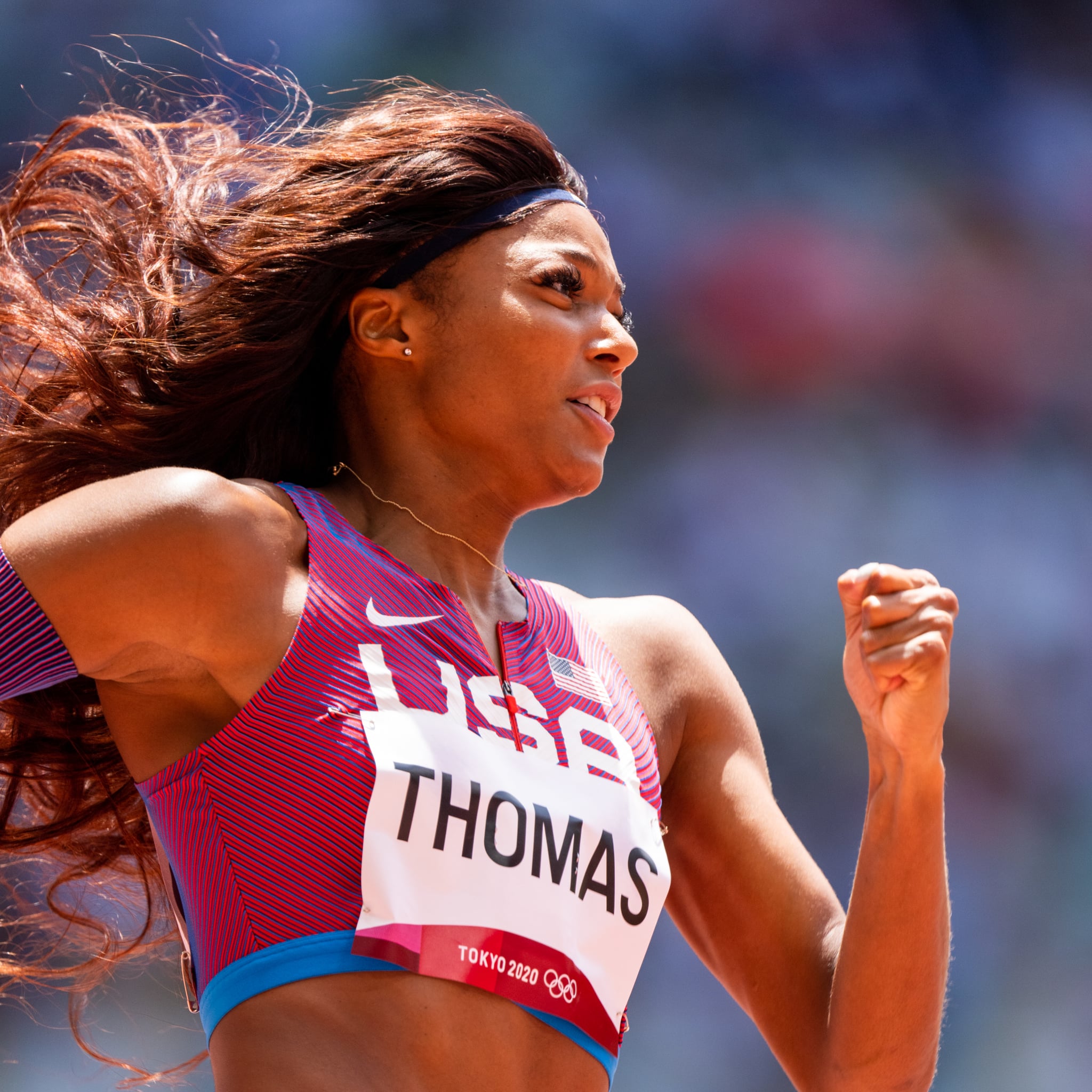 Gabby Thomas Advances To 0m Final At 21 Olympics Popsugar Fitness Gabby Thomas Advances To 0m Final At 21 Olympics Popsugar Fitness
