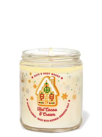 Hot Cocoa & Cream Single Wick Candle