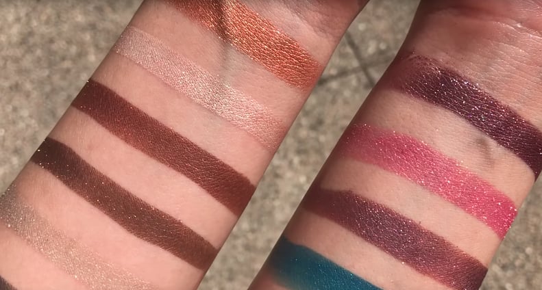 Galaxy Eyeshadow Palette Swatches