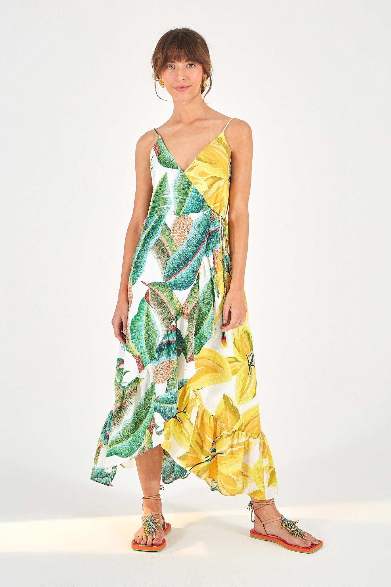 Farm Rio Azalea Forest Wrap Dress | The Best Summer Dresses of 2020 |  POPSUGAR Fashion Photo 64