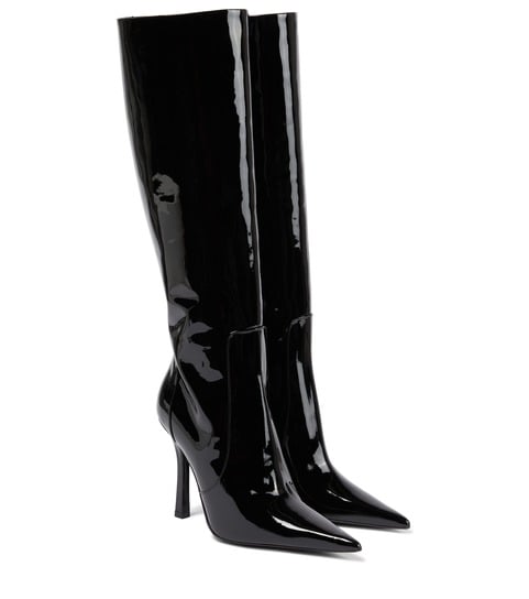 Blumarine Leather Knee-High Boots