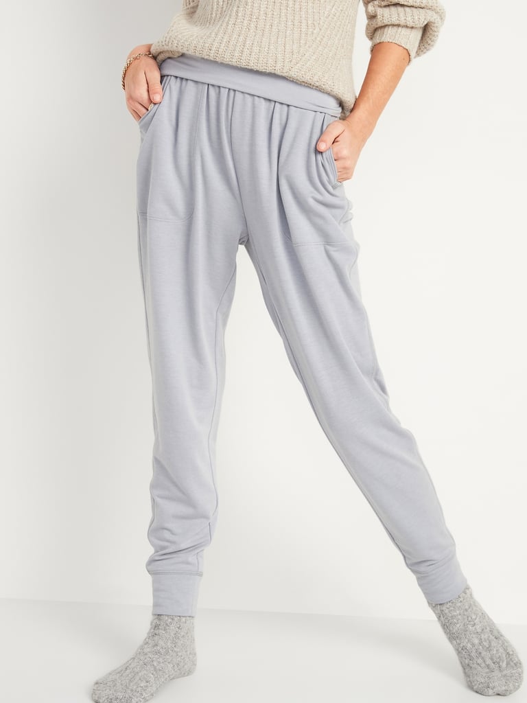 Mid-Rise UltraLite French Terry Jogger Yoga Pants