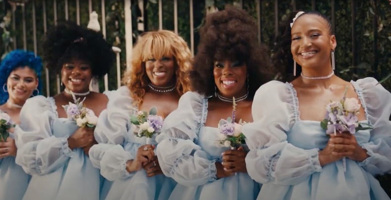 The Bridesmaids' Dresses in the "2 Be Loved (Am I Ready)" Video
