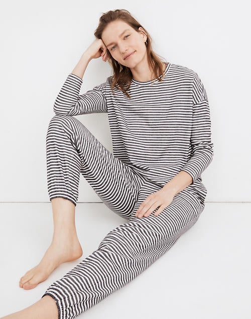 Madewell Striped Saunter Sweatpants