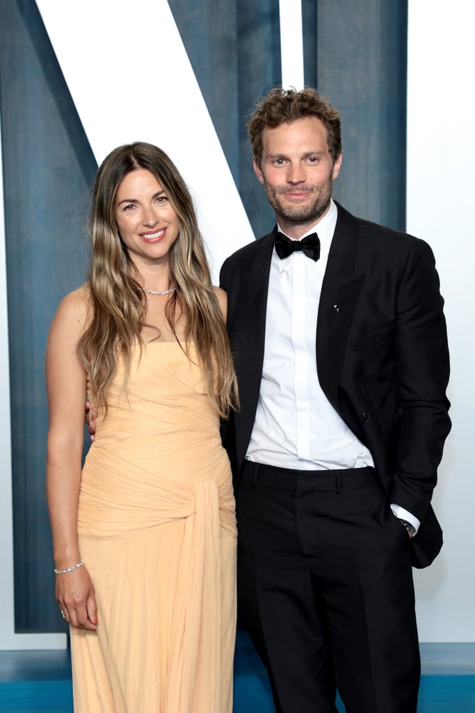 Jamie Dornan and Amelia Warner at the 2022 Vanity Fair Oscars Party