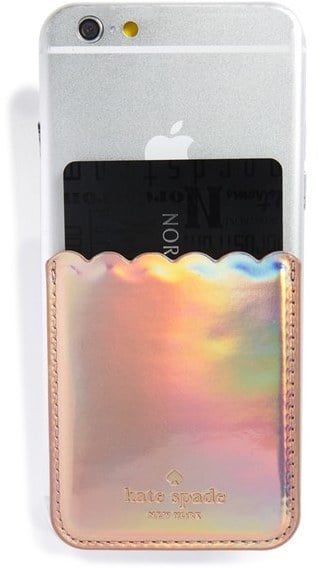 Kate Spade Scallop Stick-On Smartphone Case Pocket ($28)