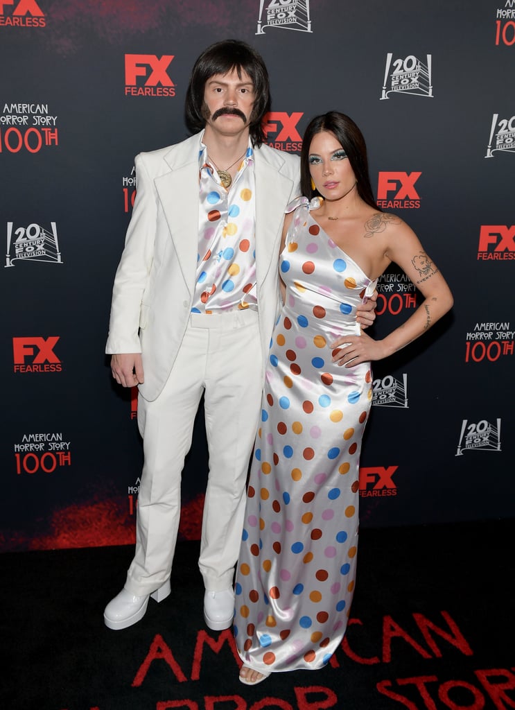 Evan Peters and Halsey's Sonny and Cher Halloween Costume