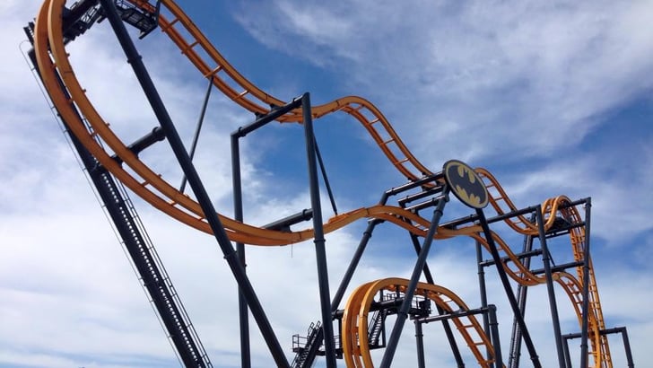 Batman Roller Coaster Six Flags Fiesta Texas | POPSUGAR Tech