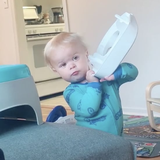 Toddler Throws Potty and Says He's Strong | TikTok Video