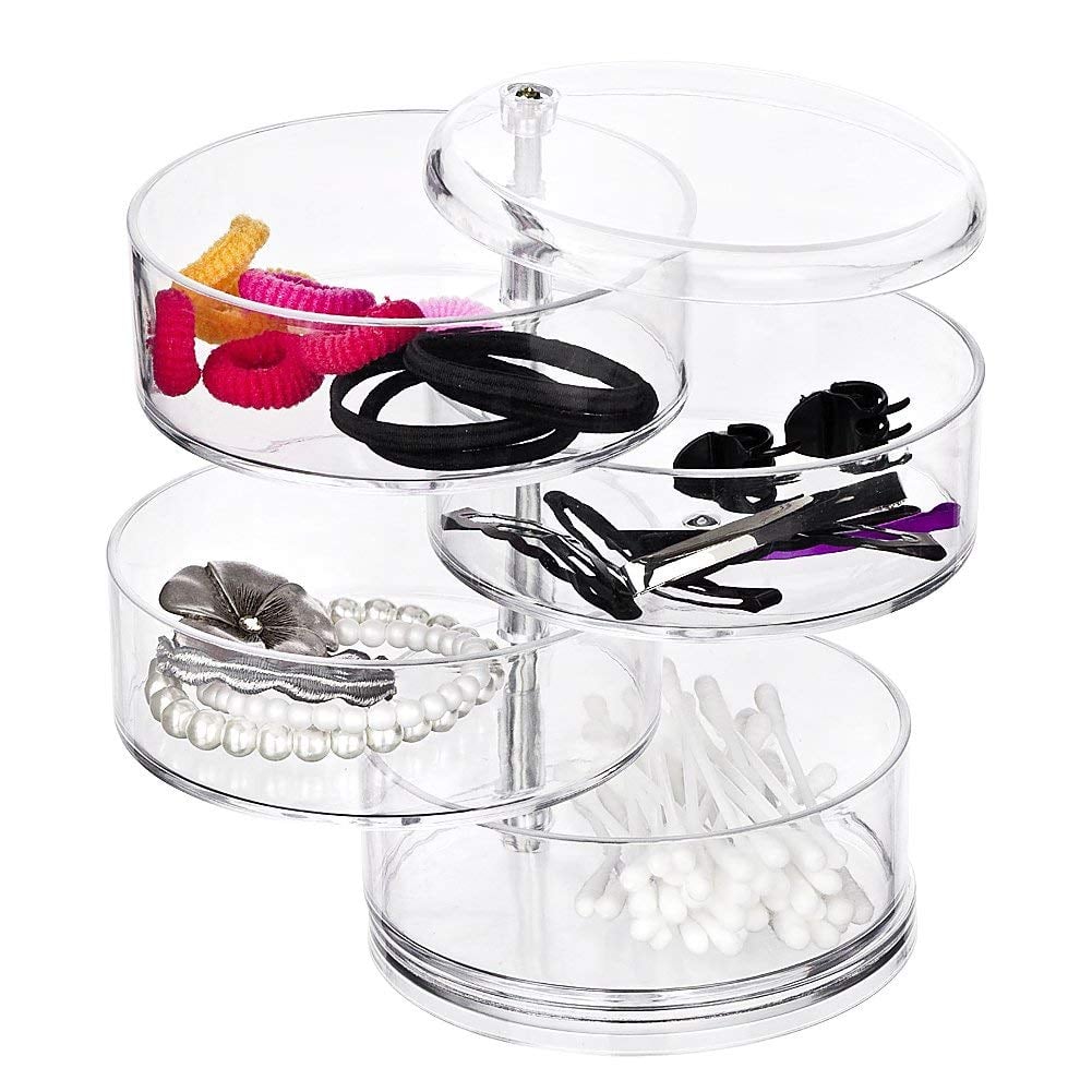 For more compact pieces (including hair accessories!), the Choice Fun Acrylic Jewellery and Accessories Organiser ($19) is a must-have. Each of the four stacked tiers swing out for easy access, but save tons of space when neatly lined up.