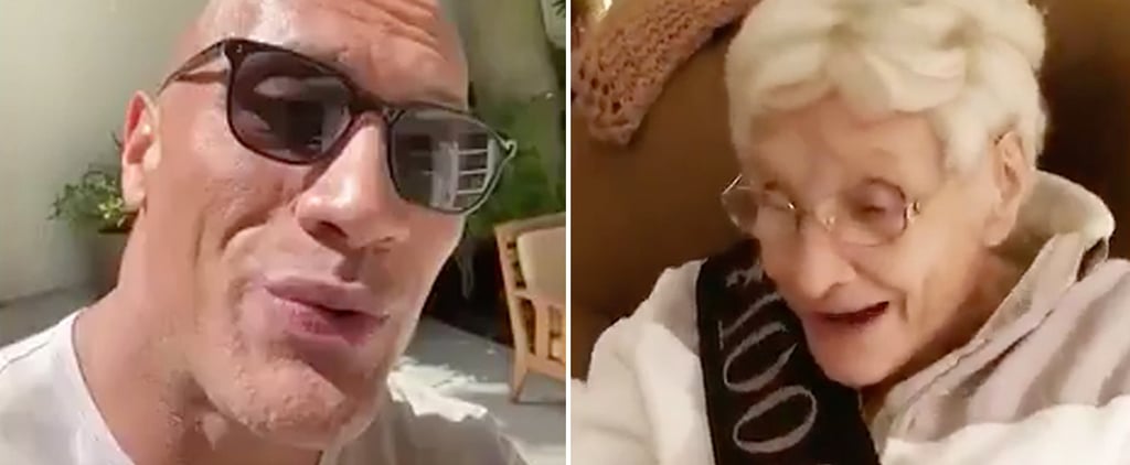Dwayne Johnson Birthday Video For 100-Year-Old Grandma