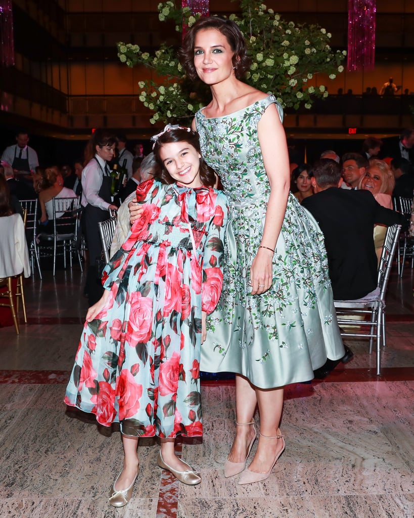 Katie Holmes and Suri Cruise Wearing Floral Dresses | POPSUGAR Fashion