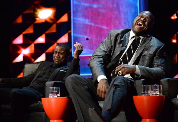 Kevin Hart and Shaquille O'Neal Celebrities at Justin Bieber's Roast Pictures POPSUGAR