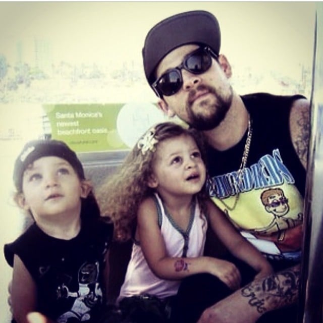 "#tbt in oz. Me and my kids on the Ferris wheel. They have grown up so much @nicolerichie we are proud."