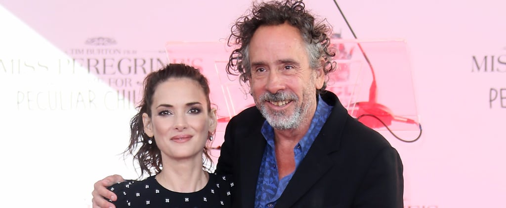 Winona Ryder and Tim Burton at Handprint Ceremony 2016