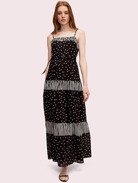 Kate Spade New York Daisy Dot Mixed Maxi Dress 44 Can t Miss