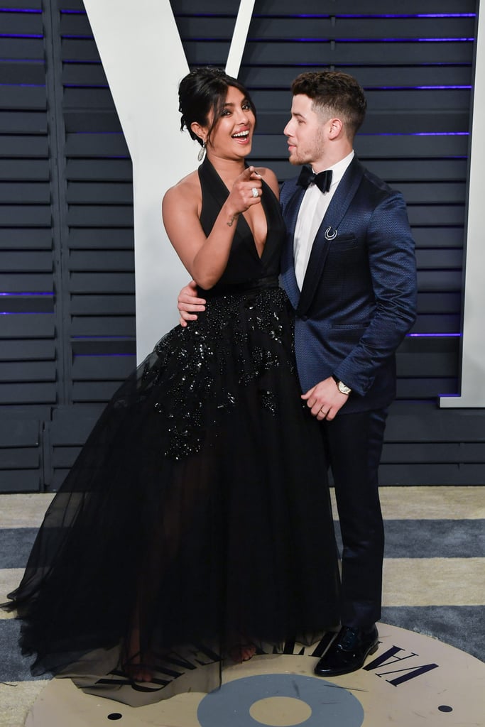 Priyanka Chopra Elie Saab Dress at Vanity Fair Oscars Party