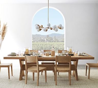 Pottery Barn Modern Farmhouse Extending Dining Table