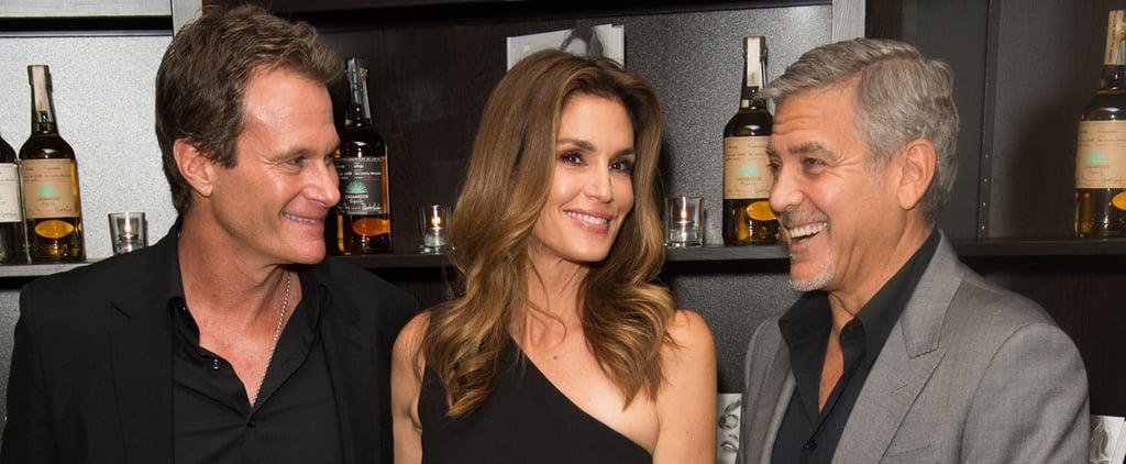 George Clooney Out With Cindy Crawford and Rande Gerber 2015