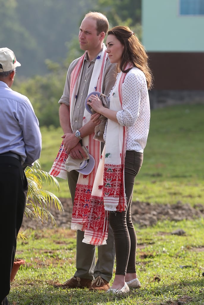 Kate Middleton Wearing Zara Pants in India 2016