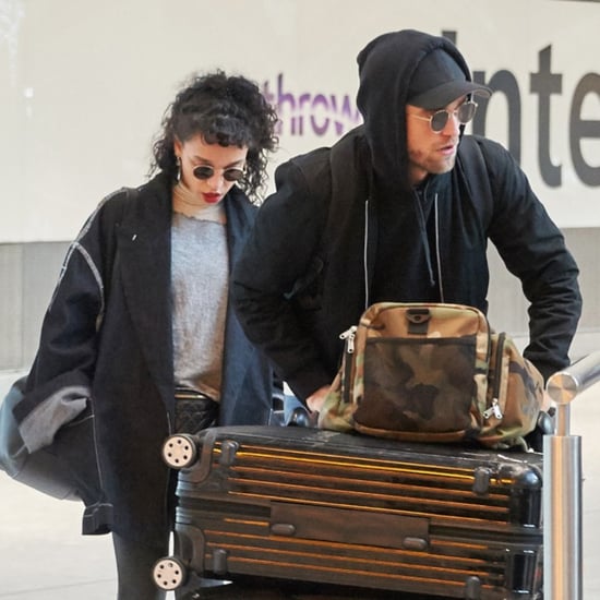 Robert Pattinson and FKA Twigs at LAX Airport November 2015