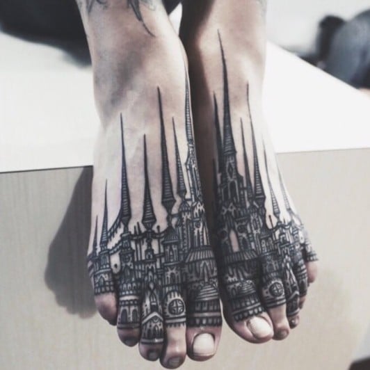 50 Architecture Tattoos Thatll Make You Want To Get Inked  Bored Panda
