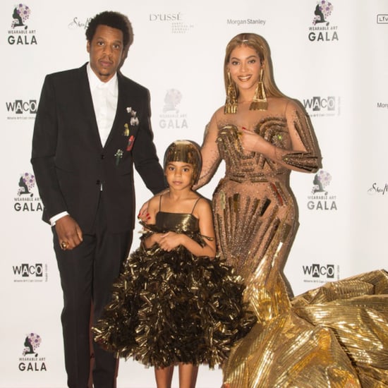 Beyoncé Wearing Gold Dress at 2018 Wearable Art Gala